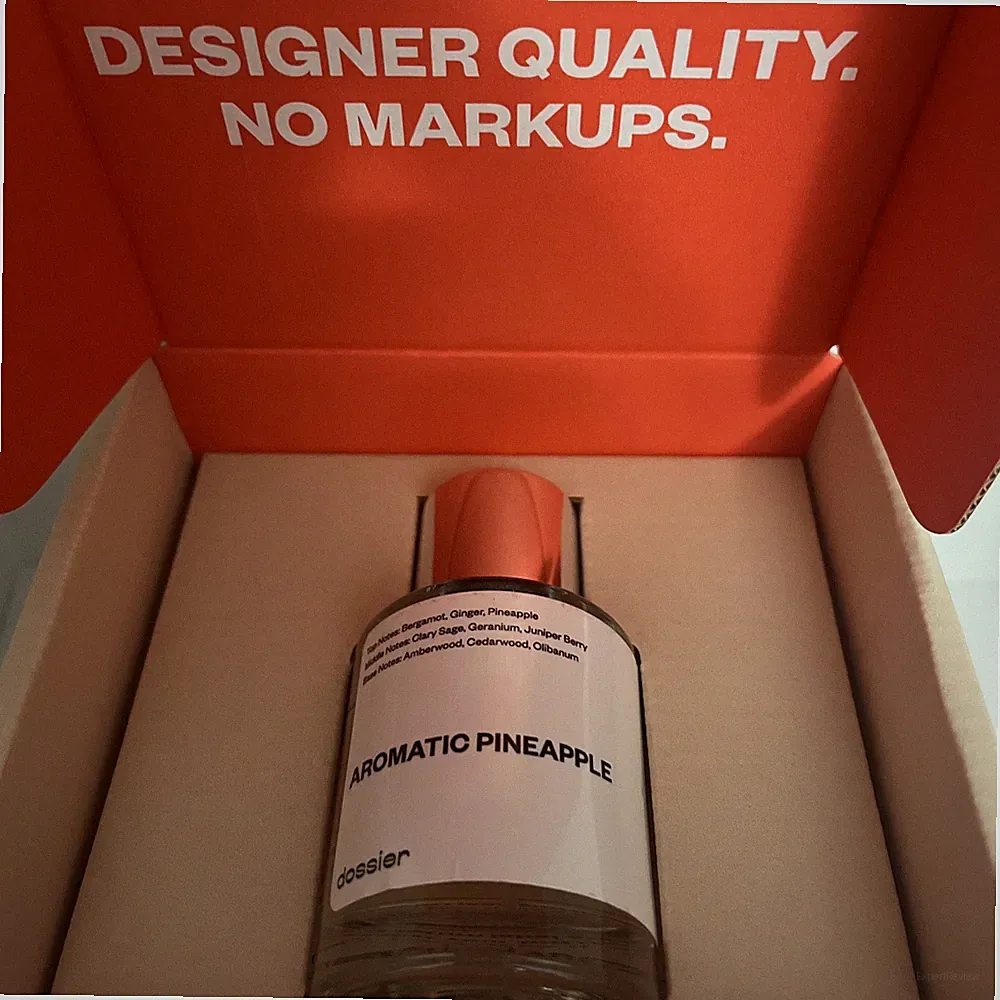 Aromatic Pineapple Dossier 1.7 Oz Eau de Parfum Spray Cologne Men's NEW IN BOX