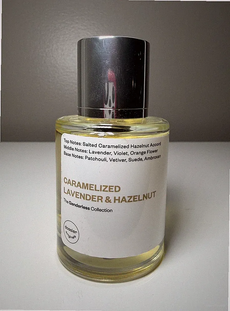 CARMELIZED LAVENDER & HAZELNUT Dossier fragrance unisex mens or womans No Box