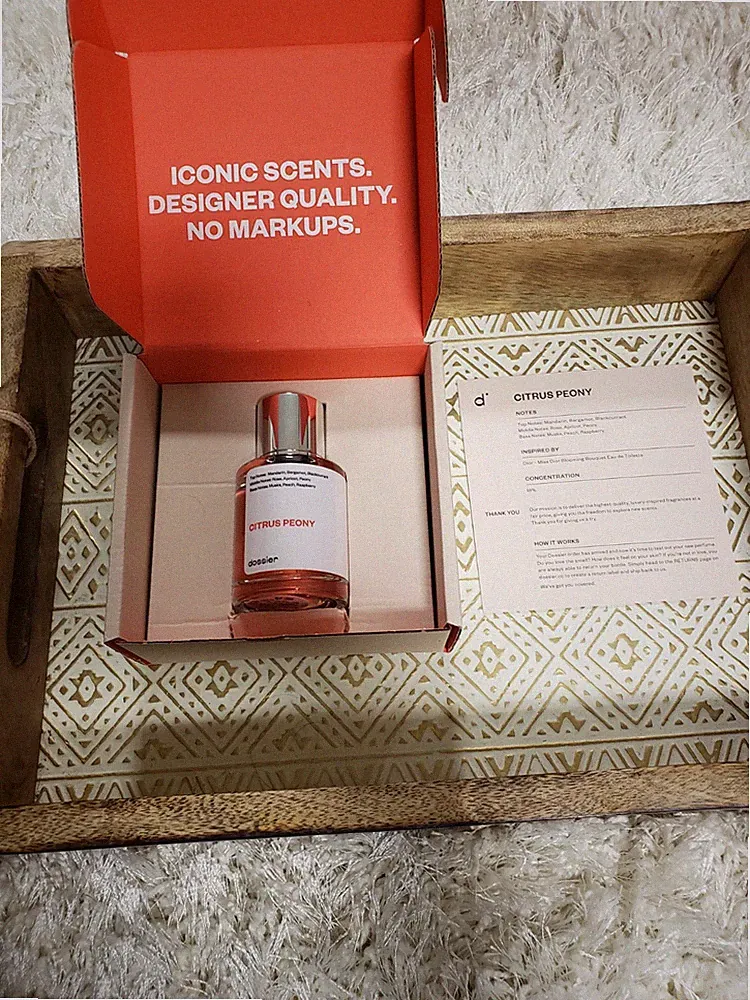 CITRUS PEONY womans Dossier fragrance EDT perfume For Blooming Bouquet