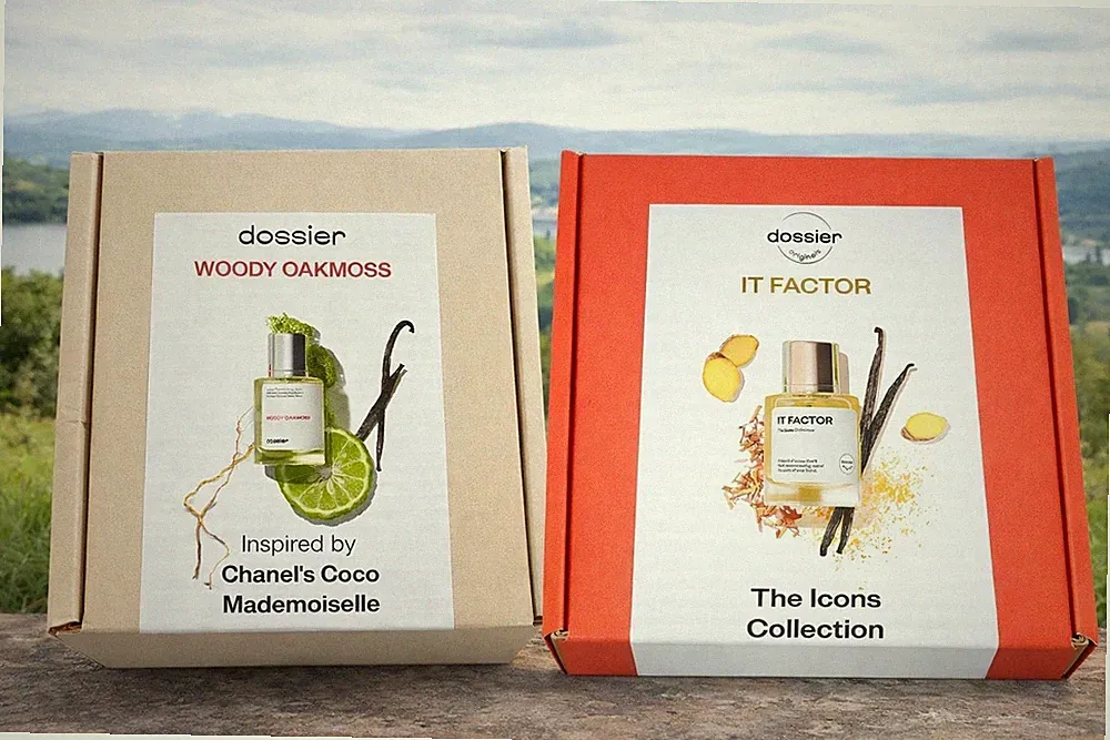 Dossier 2 Pack Perfume Set Woody Oakmoss + It Factor Long Lasting Fragrance Bund