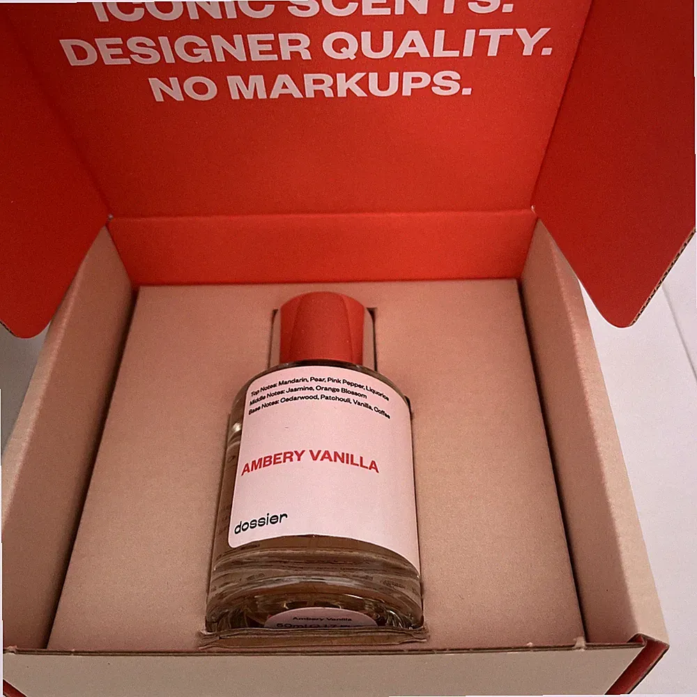 Dossier Ambery Vanilla Eau de Parfum Perfume 1.7 Oz NEW IN BOX AUTHENTIC!