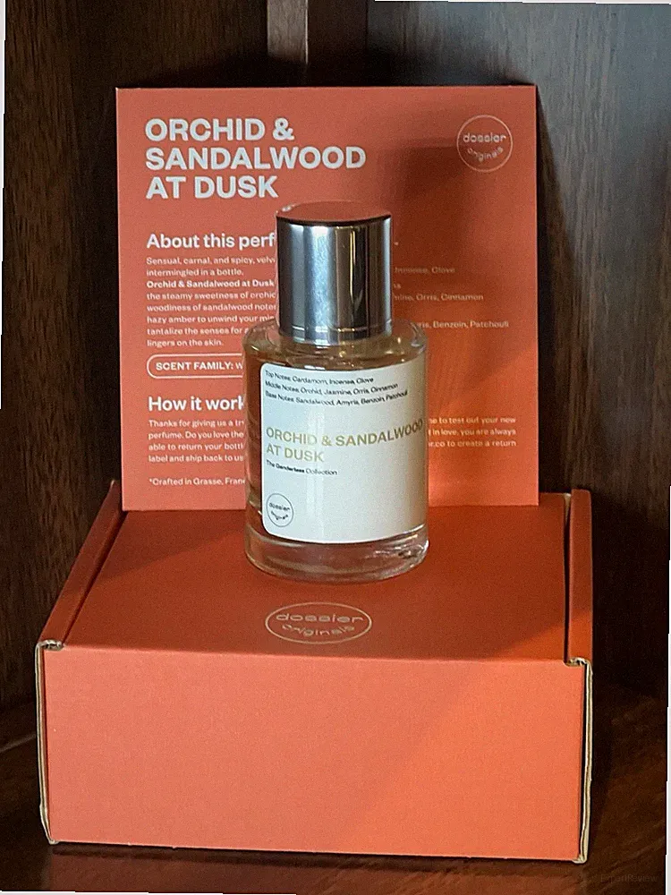 Dossier - Orchid & Sandalwood At Dusk - Unisex Fragrance - New Box/Scent Card
