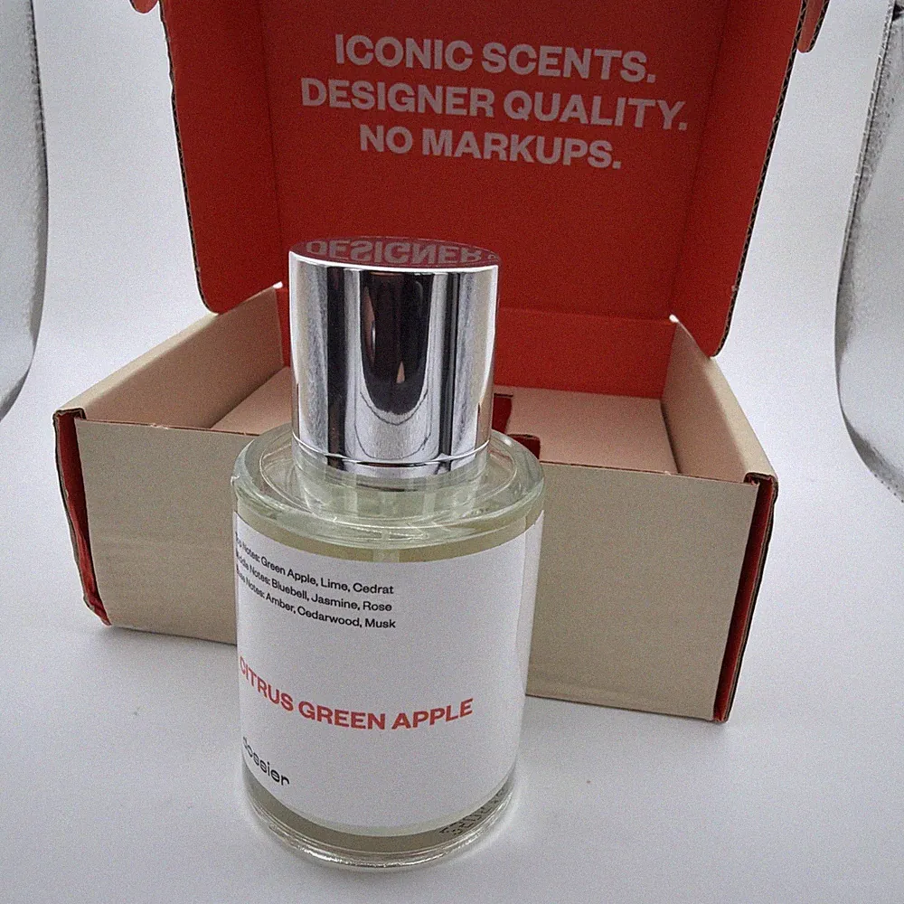 Dossier Originals Citrus Green Apple Perfume 1.7 Oz NIB Damaged box/bottle