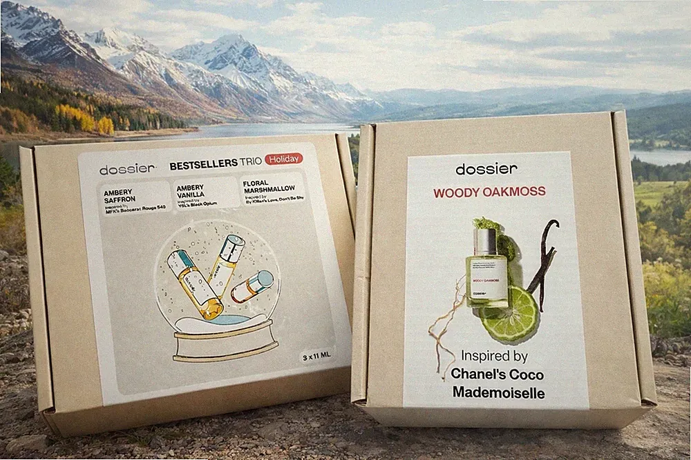 Dossier Perfume Bundle Trio + Woody Oakmoss Luxury Inspired Fragrance Set