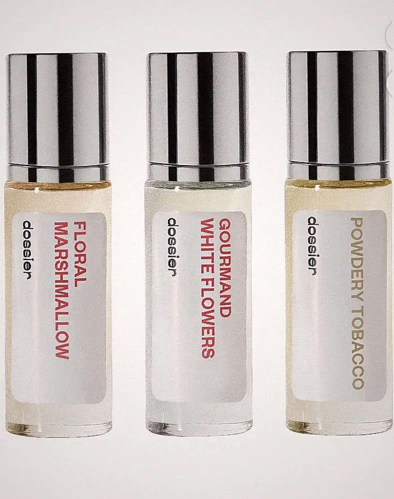 Dossier Roll On Perfume Trio Set Travel Size 10ml 3pack