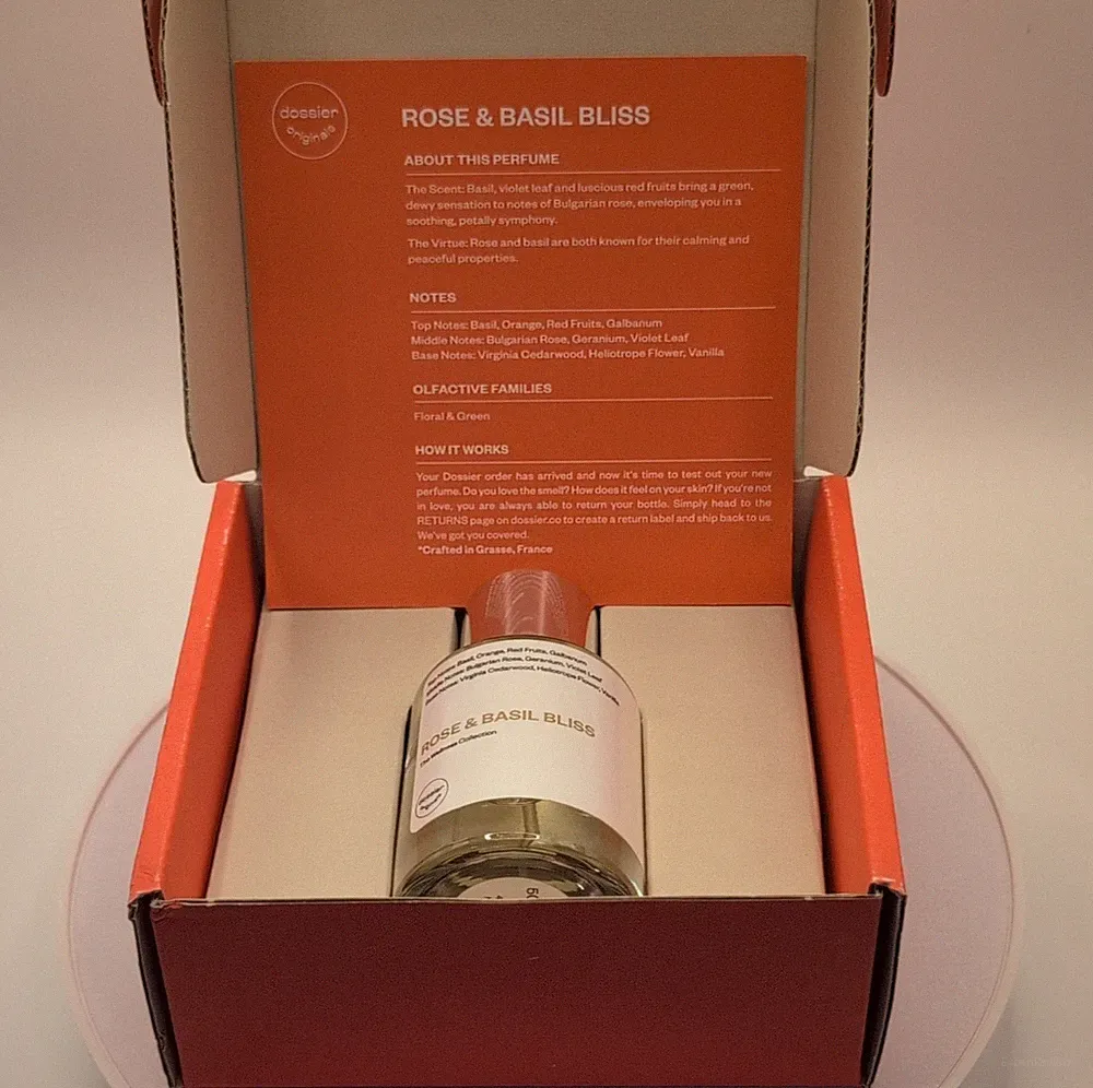 dossier Rose & Basil Bliss Eau de Parfum Spray 50 ml Basil Orange Rose