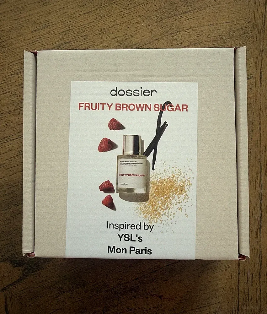 Dossier Unisex Perfume Fruity Brown Sugar 50ml Brown Sugar Vanilla Raspberry