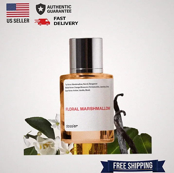 Floral Marshmallow by Dossier EDP 1.7 Fl oz / 50 mL Perfume NEW IN BOX AUTHENTIC