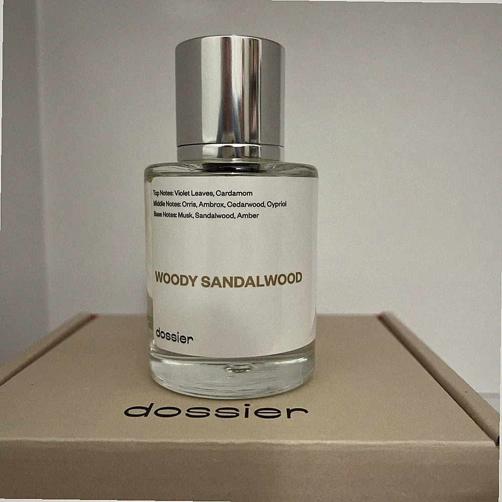 Woody Sandalwood by Dossier Eau de Parfum Natural Fragrance 1.7 Fl oz New in Box